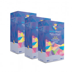 Royal Epoxy - HL310 Clear Art Epoxy Resin Kit (400g) 3:1 Non-Toxic Ultra Clear UV resistant x3