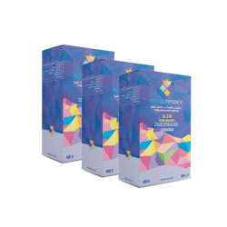 Royal Epoxy - HL310 Clear Art Epoxy Resin Kit (400g) 3:1 Non-Toxic Ultra Clear UV resistant x3