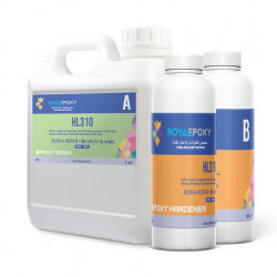 Royal Epoxy - HL310 Clear Art Epoxy Resin Kit (4 Kg) 3:1 Non-Toxic Ultra Clear UV resistant