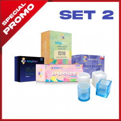 Special Promo Set 2 (TC110 400g, Mica Powder, Liquid Dye, Glow in the dark and 5 Random moulds)